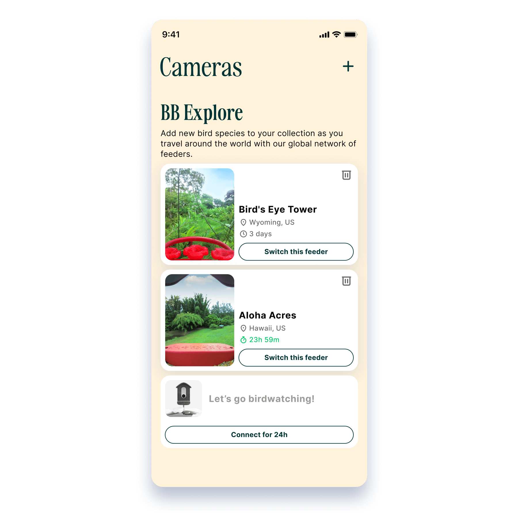 Navigating the App – Birdbuddy